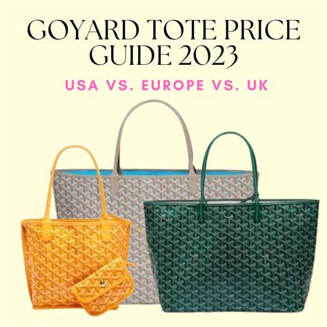 goyard caravelle 2 price|Goyard canvas bags.